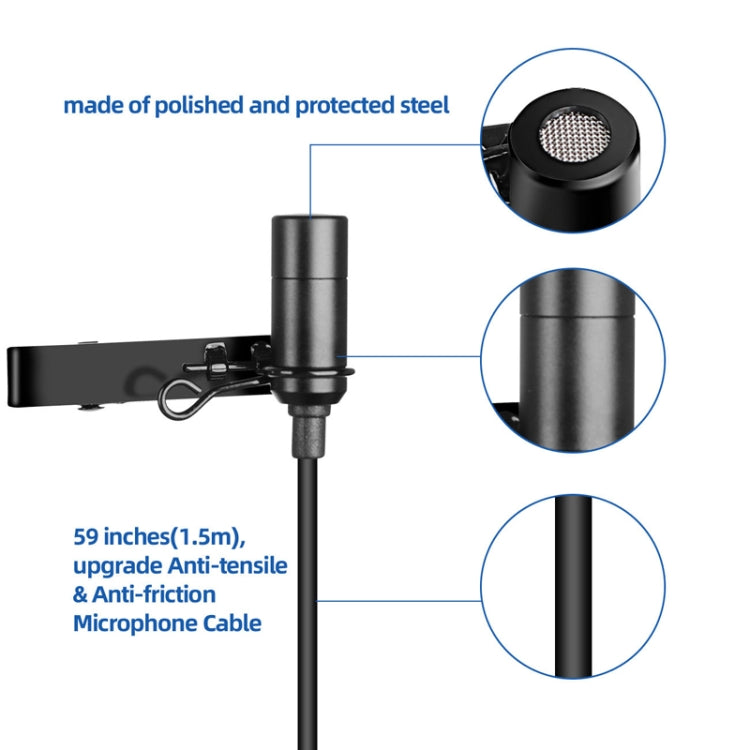 Q6 1 Drag 1 Wireless Lavalier With Stand USB Computer Recording Microphone Live Phone SLR Lavalier Microphone
