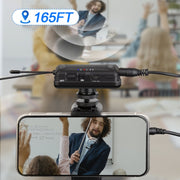 Q6 1 Drag 1 Wireless Lavalier With Stand USB Computer Recording Microphone Live Phone SLR Lavalier Microphone