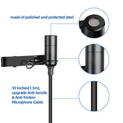 Q6 1 Drag 1 Wireless Lavalier Head Wear With Stand USB Computer Recording Microphone Live Phone SLR Lavalier Microphone
