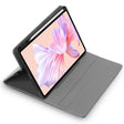 For Huawei MatePad Pro 12.6 inches Microfiber Lambskin Rotatable Magnetic Tablet Protective Cover(Gray) - Huawei by PMC TechLife | Online Shopping South Africa | PMC TechLife | Buy Now Pay Later Mobicred