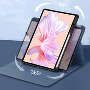 For Huawei MatePad Pro 12.6 inches Microfiber Lambskin Rotatable Magnetic Tablet Protective Cover(Gray)