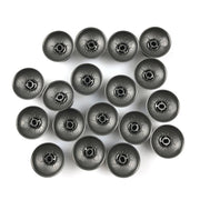 For PS4 10pcs Controller Joystick Mushroom Cap(Grey)