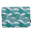 H3-04  14 Inch PU Leather Printing Laptop Liner Bag Tablet Sleeve Bag(Green Wave) - 14.1 inch by PMC TechLife | Online Shopping South Africa | PMC TechLife | Buy Now Pay Later Mobicred