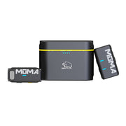 MOMA Lark M1 1 In 1 Mirrorless Camera Live Mini Wireless Lavalier Microphone with Charging Box