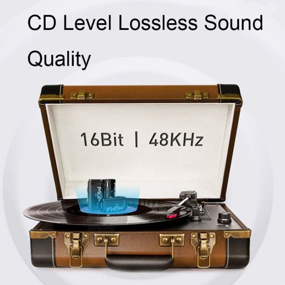 MOMA Lark M1 1 In 1 Mirrorless Camera Live Mini Wireless Lavalier Microphone with Charging Box