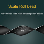 2pcs Outdoor Fishing Anti-tangle Spotted Invisible Line Set with Scale, Size: 4.5m(2.0)