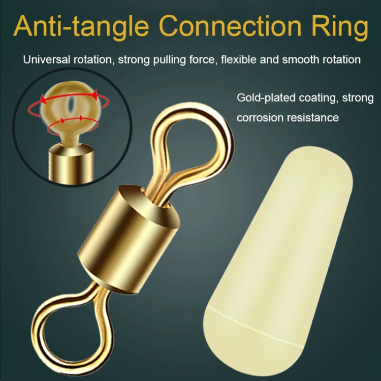 2pcs Outdoor Fishing Anti-tangle Spotted Invisible Line Set with Scale, Size: 5.4m(2.0)