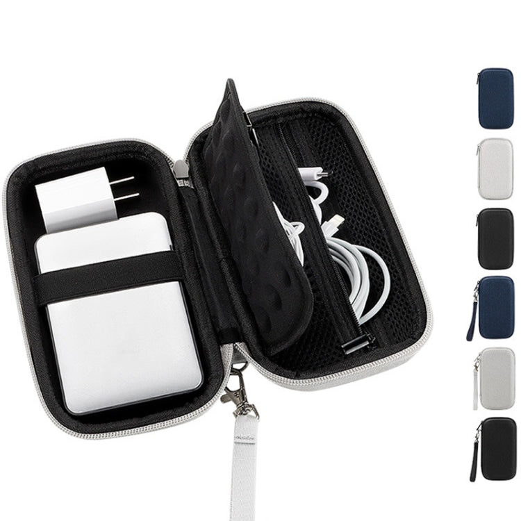 YK03 Multifunctional EVA Hard Shell Shockproof and Anti-drop Digital Storage Bag Gray