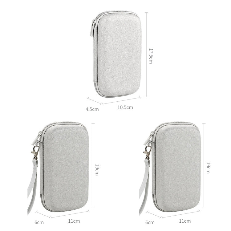 YK03 Multifunctional EVA Hard Shell Shockproof and Anti-drop Digital Storage Bag Gray