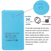 Q6 Removable 6 Sections 18650 Battery Box Charger Case, Style: Ordinary(Black)