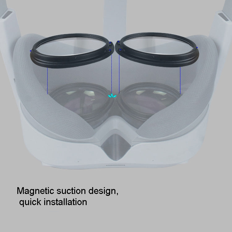 For Pico 4 Myopia Lens Magnetic Eyeglass Frame.Spec: Glasses Frame