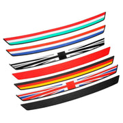 Car Trunk Anti-collision Strip Threshold Decoration Protection Sticker(Rhombus Red)