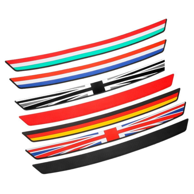 Car Trunk Anti-collision Strip Threshold Decoration Protection Sticker(British Gray)