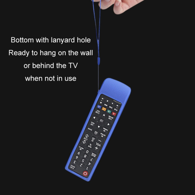 For Samsung BN59-01303A/01199F 2pcs Remote Control Case(Blue)