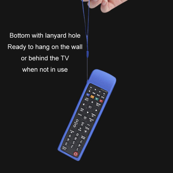 For Samsung BN59-01303A/01199F 2pcs Remote Control Case(Blue)