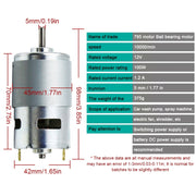 795  Spindle Motor High Speed High Power Large Torque with Ball Bearing