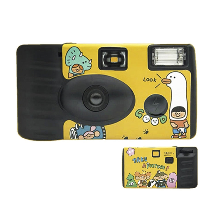 27pcs LFANI Retro Film Camera Water-resistant Cartoon Decorative Stickers without Camera