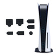 For PS5 2sets 7pcs/Set Dust Plug Silicone Dust Protector Anti-Dust Cover(Black) - PS5 Spare Parts by PMC TechLife | Online Shopping South Africa | PMC TechLife | Buy Now Pay Later Mobicred