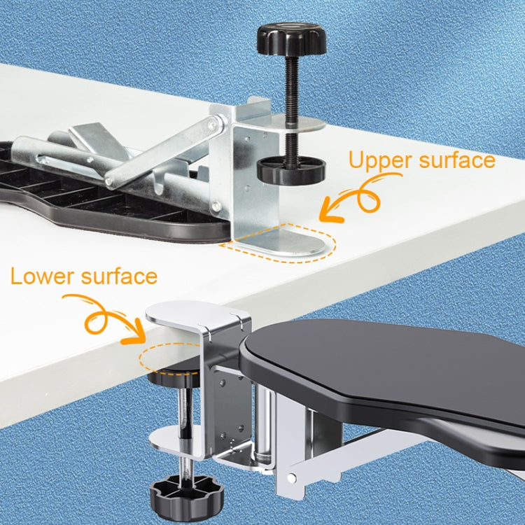 Folding Punch-free Computer Desk Sponge Pad Hand Bracket Multifunctional Desk Elbow Rest