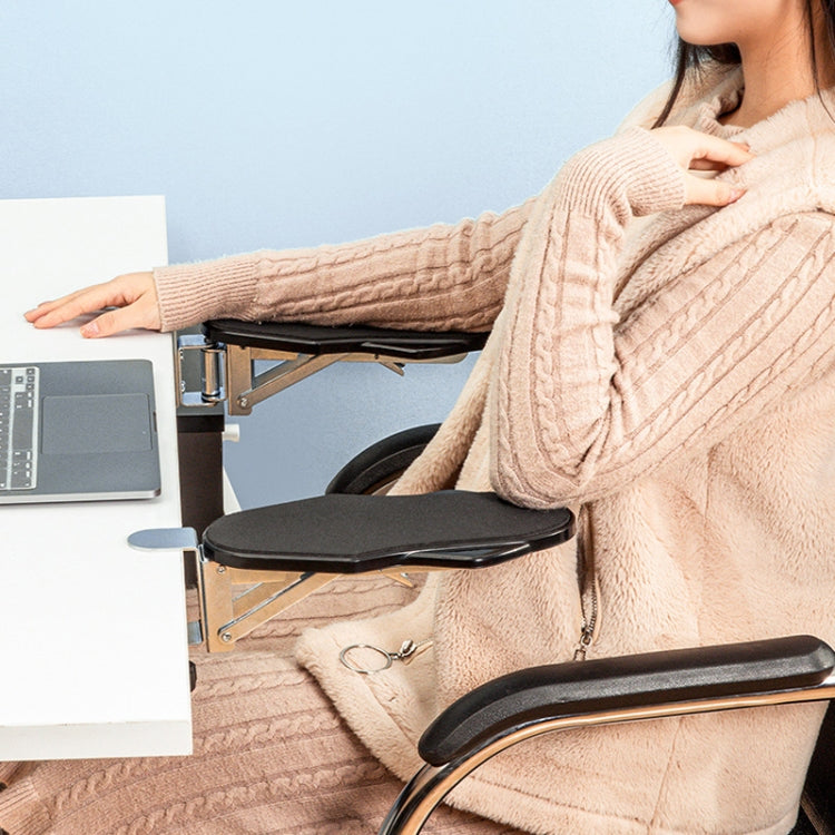 Folding Rotating Punch-free Computer Desk Sponge Pad Hand Bracket Multifunctional Desk Elbow Rest