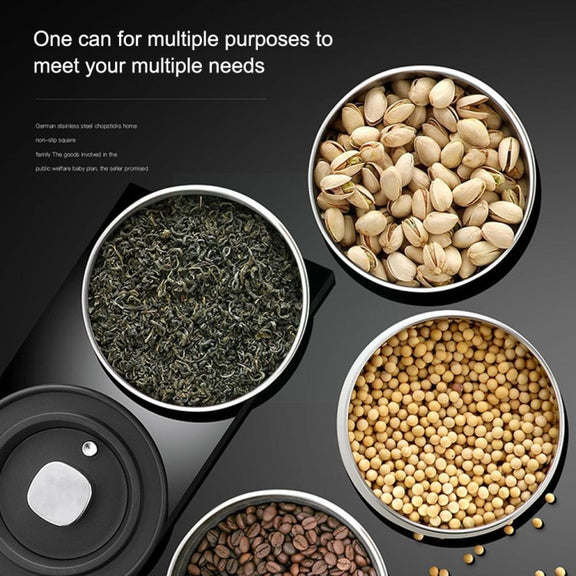 Kacheeg Sealing Can Pressed Vacuum Coffee Bean Tea Cans, Capacity: 1100ml