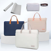 For MacBook 13.3-14 Inches MAHOO 10188 Ultra-Thin Hand Computer Bag Messenger Laptop Bag, Color: Khaki