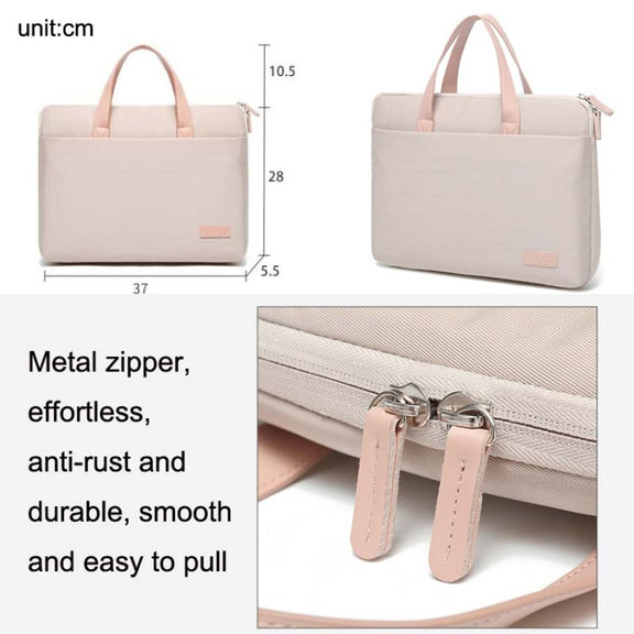 For MacBook 13.3-14 Inches MAHOO 10188 Ultra-Thin Hand Computer Bag Messenger Laptop Bag, Color: Khaki