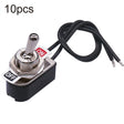 KNS-1 10pcs Mini Toggle Two-position Rocker Switch With Wire - Marine Accessories & Parts by PMC TechLife | Online Shopping South Africa | PMC TechLife | Buy Now Pay Later Mobicred