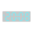 8017 LED Screen Voice Control Digital Alarm Clock Desktop Multifunctional Temperature Clock(Ice Blue) - Alarm Clocks by PMc TechLife | Online Shopping South Africa | PMc TechLife | Buy Now Pay Later Mobicred