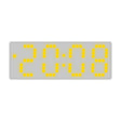 8017 LED Screen Voice Control Digital Alarm Clock Desktop Multifunctional Temperature Clock(Yellow) - Alarm Clocks by PMc TechLife | Online Shopping South Africa | PMc TechLife | Buy Now Pay Later Mobicred
