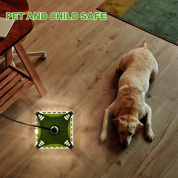 2pcs SK121 Square Fly Trap Flea Trap Pet Household Flea Light Catcher(US Plug)