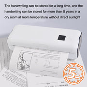 Home Small Phone Office Wireless Wrong Question Paper Student Portable Thermal Printer, Style: Remote Edition+500pcs A4 Paper