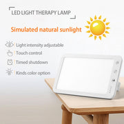 JSK-30 LED Timing Intelligent Dimming SAD Therapy Lamp, Specification: With Power Line+EU Plug