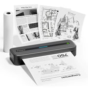 Phomemo M832 300dpi Wireless Thermal Portable Printer, Size: Letter Version(Gray)