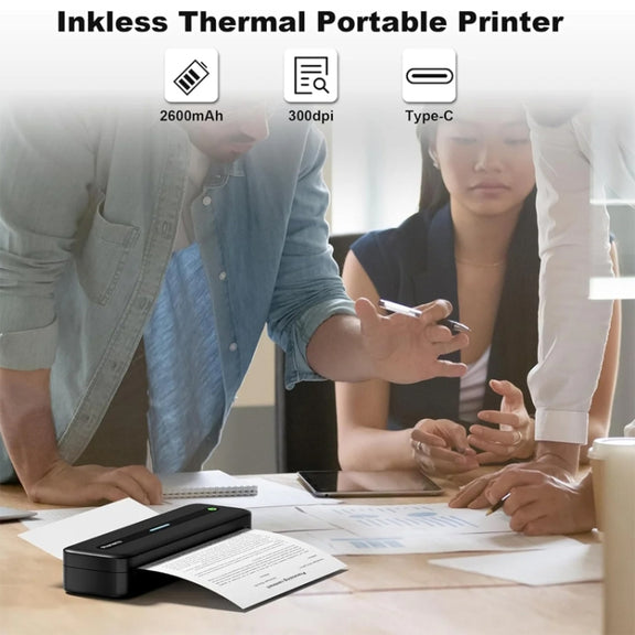 Phomemo M832 300dpi Wireless Thermal Portable Printer, Size: Letter Version(Gray)