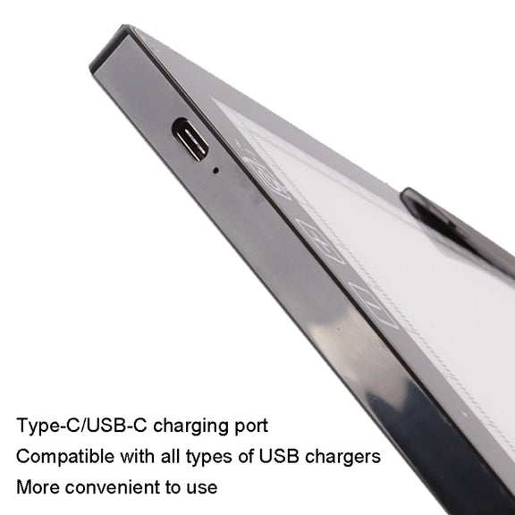 A4-D28B Rechargeable Copy Desk Drawing Board, Specification: With Charging Line+UK Plug Adapter