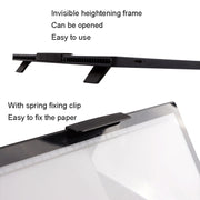 A4-D28B Rechargeable Copy Desk Drawing Board, Specification: With Charging Line+AU Plug Adapter