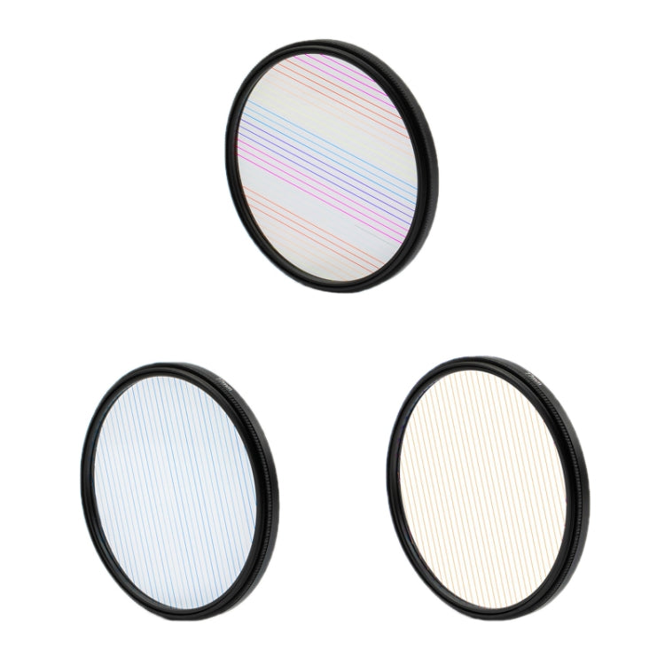 49mm+Blue Photography Brushed Widescreen Movie Special Effects Camera Filter
