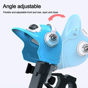 Small Helmet Sunscreen Phone Stand Bracket Motorcycle Mobile Phone Holder,Spec: Rearview Mirror White