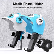 Small Helmet Sunscreen Phone Stand Bracket Motorcycle Mobile Phone Holder,Spec: White Helmet