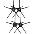 For Roborock S7 / T7S / T7S Plus G10 4pcs Black Side Brush - For Roborock Accessories by PMc TechLife | Online Shopping South Africa | PMc TechLife | Buy Now Pay Later Mobicred