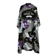 Scissor Beard Print Barber Post Barber Haircut Cape Wrap(Purple) - free shipping - PMC TechLife - Order now!