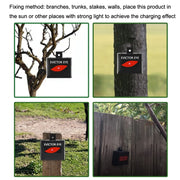SK191 2pcs Solar Farm Wild Eagle Eye Animal Repeller