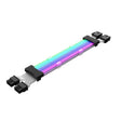 Double 8pin Graphics Card Power Supply Wire Black 5V ARGB Neon Color Line - PCIE Cable by PMC TechLife | Online Shopping South Africa | PMC TechLife