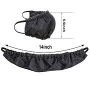 Men Beard Cover Oil and Stain Resistant Beard Pouch(Black)
