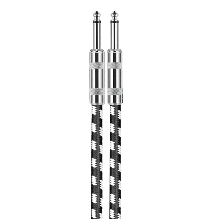 5m 2 Straight Head 6.35mm Guitar Cable Oxygen-Free Copper Core TS Large Two-core Cable