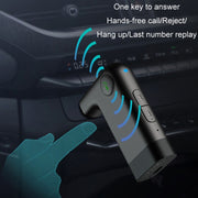 S-18 Car Mini AUX Audio Adapter Wireless Bluetooth 5.0 Receiver
