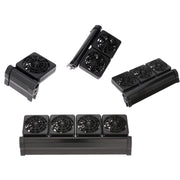 Fish Tank Cooling Fan Cooling Silent Aquarium Fan, Specification: 2 Head US Plug
