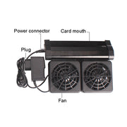 Fish Tank Cooling Fan Cooling Silent Aquarium Fan, Specification: 2 Head US Plug