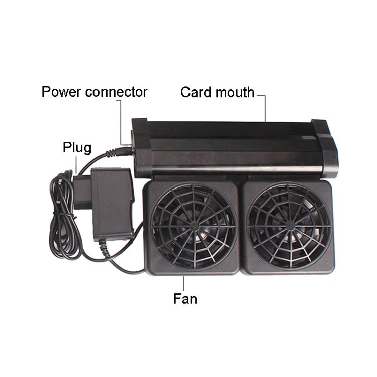 Fish Tank Cooling Fan Cooling Silent Aquarium Fan, Specification: 3 Head EU Plug